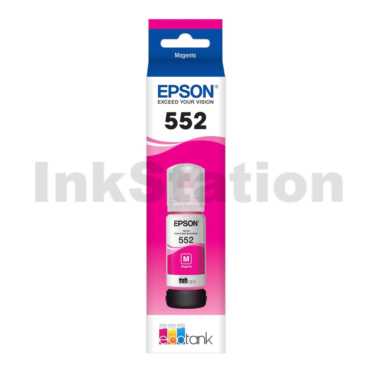 Epson 4Pack Compatible T522 EcoTank Ink Bottle [BK+C+M+Y] Ink