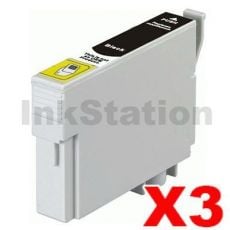 3 x Compatible Epson T0561 Black Ink Cartridge