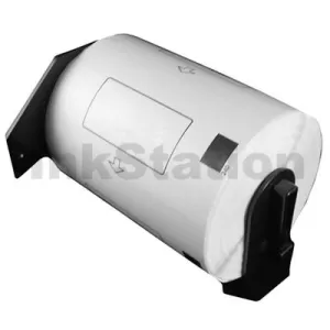 Compatible Brother DK-11240 Black Text on White 102mm x 51mm Die-Cut Paper Label Roll - 600 labels per roll
