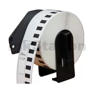 Compatible Brother DK-22211 Black Text on White Continuous Film Label Roll 29mm x 15.24m