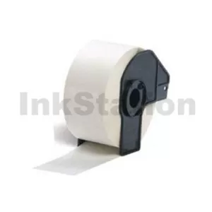 Compatible Brother DK-11208 Black Text on White Die-Cut Paper Label Roll 38mm x 90mm  - 400 labels per roll