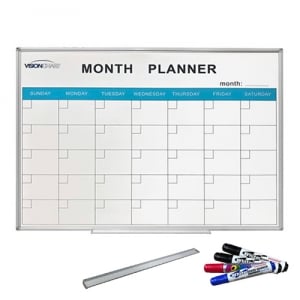 Visionchart Deluxe Perpetual Month Planner VMP100 1200x900mm