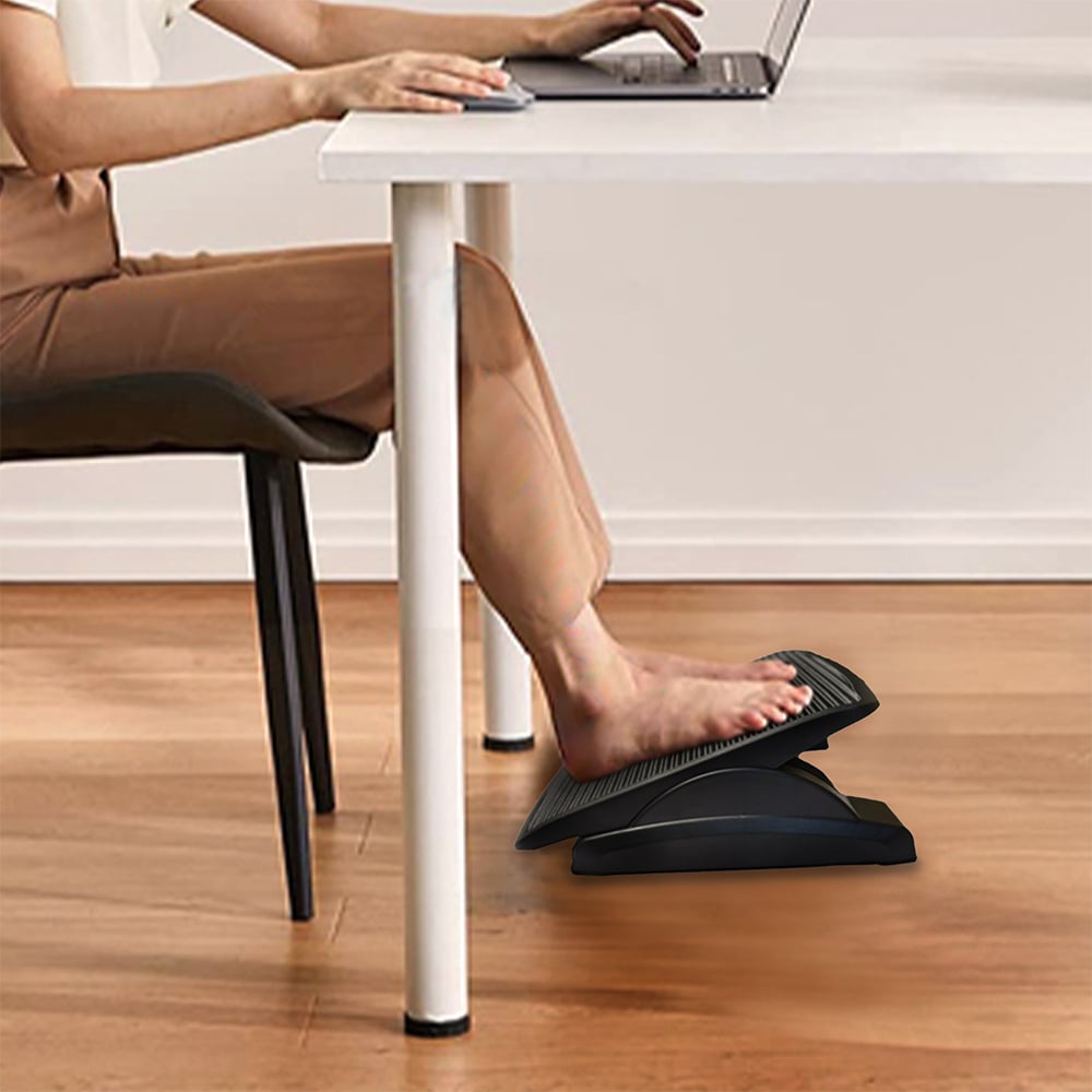 Ergonomic Foot Rest For Under Desk With Adjustable Angle - InkStation