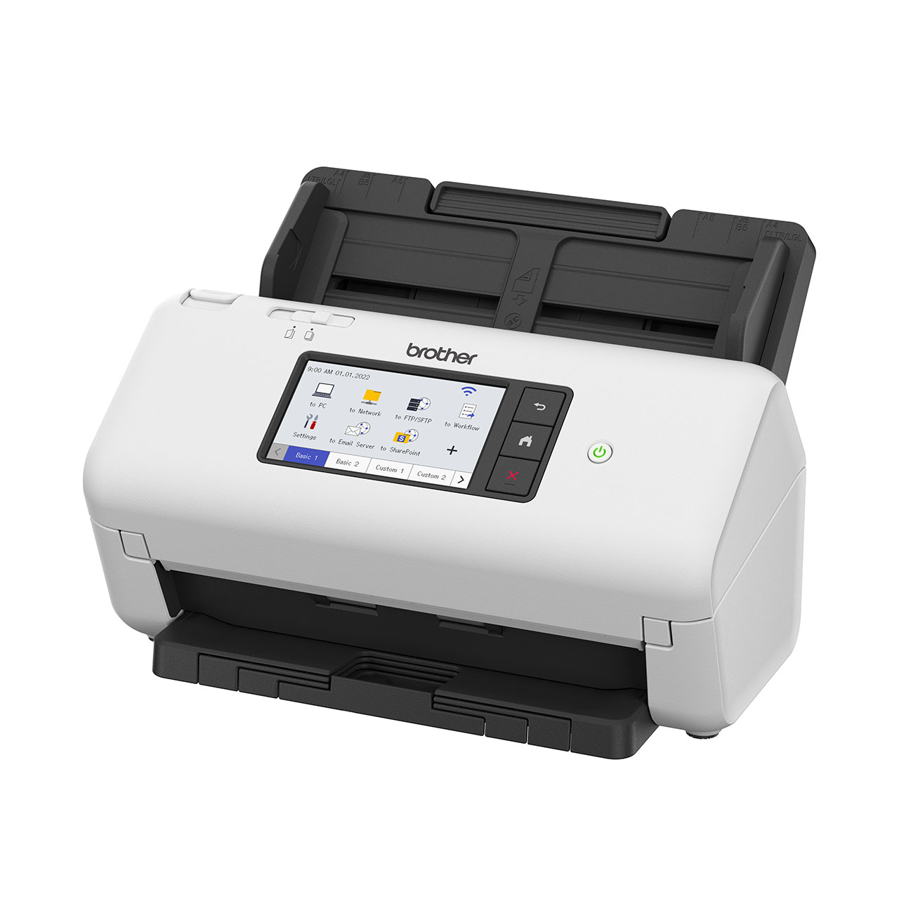 Brother ADS4700W Document Scanner (A4, Duplex) with 80Sheet ADF