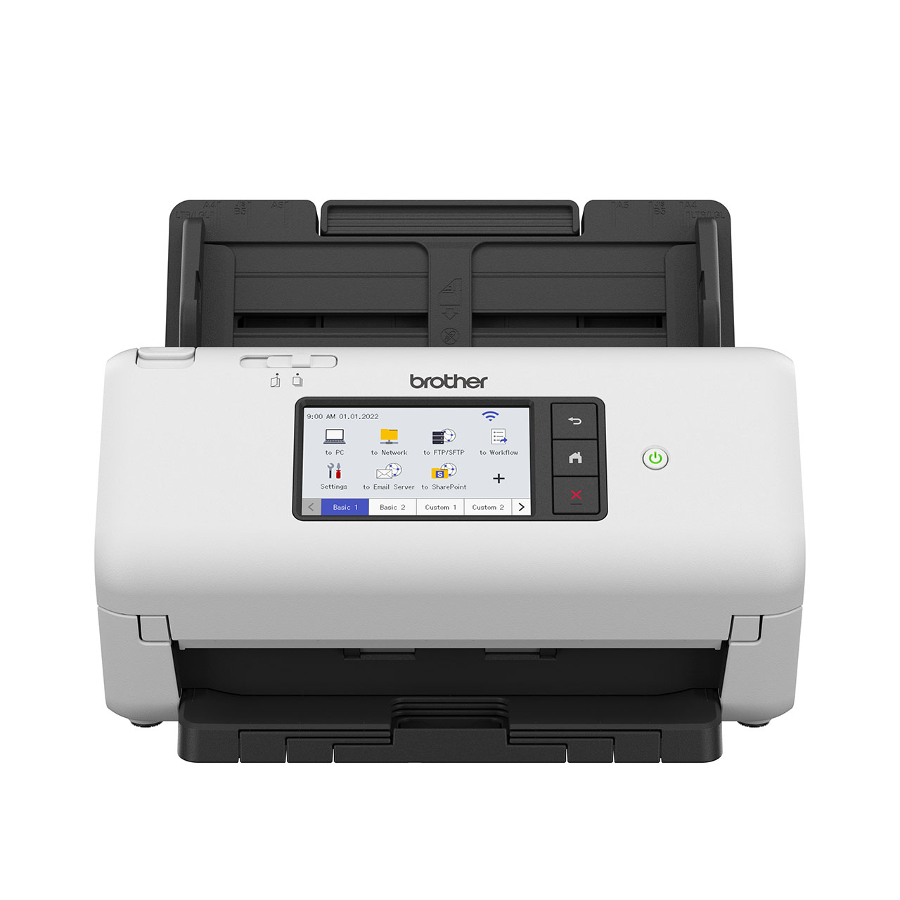 Brother ADS4700W Document Scanner (A4, Duplex) with 80Sheet ADF