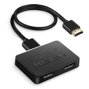 Full HD HDMI Splitter 1 In 2 Out 3D 1080p  2160p 4K@30Hz HDMI 1.4 Duplicator