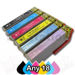 Any 18 x Compatible for Epson 277XL High Yield Inkjet Cartridges