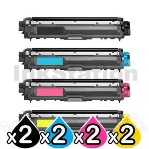 2 Sets of 4-Pack Compatible Brother TN-251 / TN-255 Toner Combo [2BK,2C,2M,2Y]