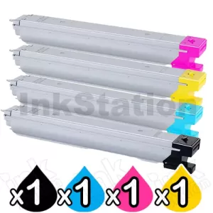 4-Pack Compatible Samsung MultiXpress SL-X4300/X4250/X4220 [CLT-808S] Toner Combo [1BK,1C,1M,1Y]