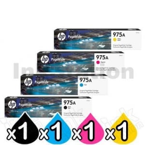 4 Pack HP 975A Genuine Inkjet Combo L0R88AA - L0R97AA [1BK,1C,1M,1Y]