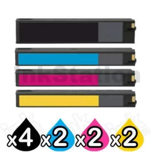 10 Pack HP 975X Compatible High Yield Inkjet Combo L0S00AA - L0S09AA [4BK,2C,2M,2Y]