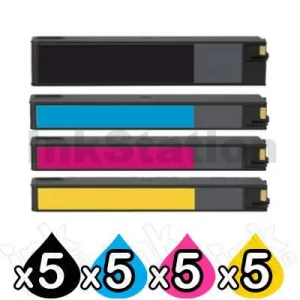 5 Sets of 4 Pack HP 975X Compatible High Yield Inkjet Combo L0S00AA - L0S09AA [5BK,5C,5M,5Y]