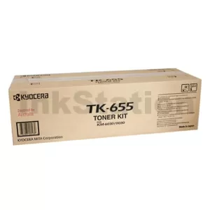 1 x Genuine Kyocera TK-655 Black Toner KM-6030, KM-8030 - 47,000 Pages  **Box opened, Never been used**