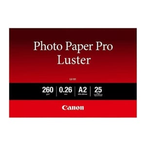 Canon LU101A2 Genuine Luster Photo Paper 260gsm A2 - 25 Sheets