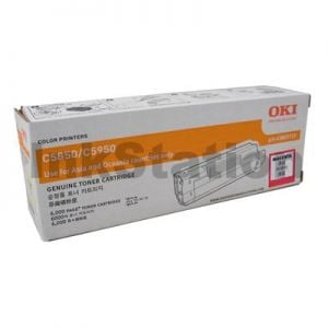 Genuine OKI MC852 Magenta Toner - 7,000 pages (44643022)