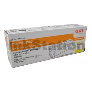 Genuine OKI MC852 Yellow Toner - 7,000 pages (44643021)