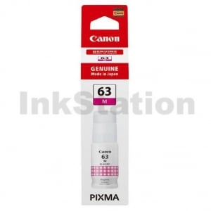 Genuine Canon GI63M Magenta Ink Bottle - 8,000 pages