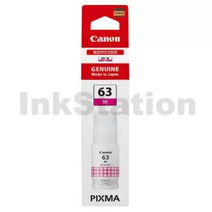 Genuine Canon GI63M Magenta Ink Bottle - 8,000 pages