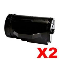 2 x Compatible Fuji Xerox DocuPrint M355df, P355d Black High Yield Toner - 10,000 pages (CT201938)