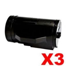 3 x Compatible Fuji Xerox DocuPrint M355df, P355d Black High Yield Toner - 10,000 pages (CT201938)