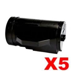 5 x Compatible Fuji Xerox DocuPrint M355df, P355d Black High Yield Toner - 10,000 pages (CT201938)
