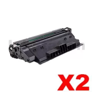 2 x HP CF214A (14A) Compatible Black Toner Cartridge - 10,000 Pages