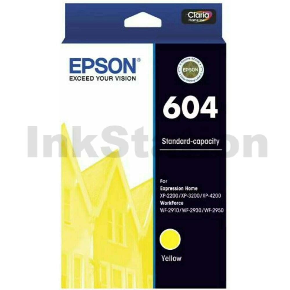 Epson 4 Pack 604XL Genuine High Yield Inkjet Cartridges Combo