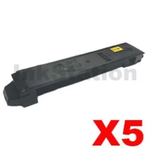 5 x Non-Genuine TK-899K Black Toner Cartridge For Kyocera FS-C8020MFP, FS-C8025MFP, FS-C8520MFP, FS-C8525MFP - 12,000 pages