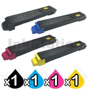 4 Pack Non-Genuine TK-899 Toner Cartridges For Kyocera FS-C8020MFP, FS-C8025MFP, FS-C8520MFP, FS-C8525MFP [1BK,1C,1M,1Y]