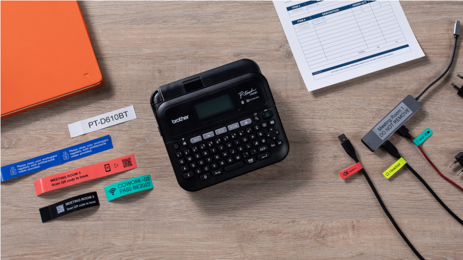Brother PTouch PTD460BT Bluetooth Label Printer InkStation