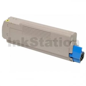 Compatible OKI C5800/5900/C5550MFP Yellow Toner Cartridge-5,000 pages (43324425)