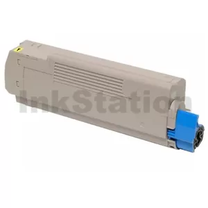 Compatible OKI C5800/5900/C5550MFP Yellow Toner Cartridge-5,000 pages (43324425)