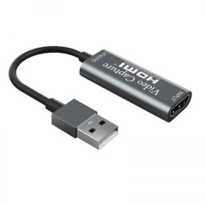 HDMI to USB 2.0 Adapter Capture Card For Live Video Streaming Recording Full HD 1080p