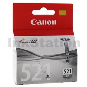 Canon CLI-521 Black & Canon CLI-521 Grey & Canon CLI-521 Cyan Magenta  Yellow Combo Pack & Canon PGI-520 Black Ink Cartridge Bundle