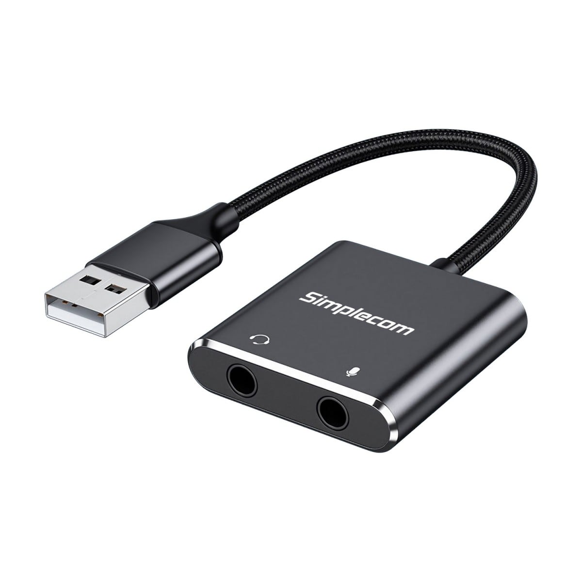 USB to 3.5mm Audio and Microphone Sound Card Adapter for TRS or TRRS ...