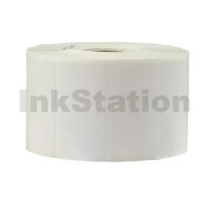 1 Roll Compatible Brother RD-S05C1 Black Text on White Die Cut Label Roll 51mm x 25mm - 1500 labels per roll