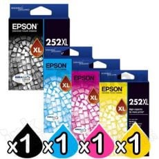 epson 254xl & 252xl ink cartridge value 4 pack