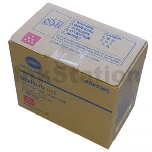 Konica Minolta BIZHUB C25 TNP27M Genuine Magenta Toner Cartridge - 6,000 pages (A0X5393)