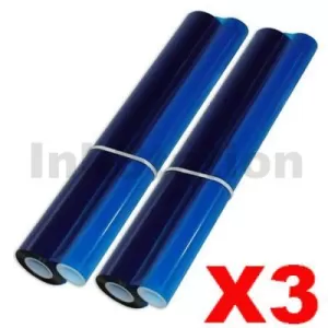 3 x Panasonic KX-FA136 Compatible Ink Film [2 rolls Value Pack]