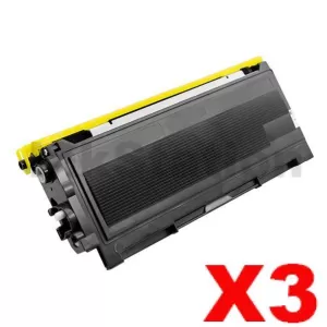 3 x Compatible Brother TN-2025 Black Toner Cartridge - 2,500 pages