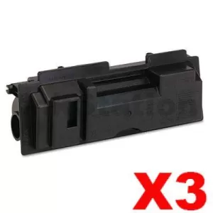 3 x Non-Genuine TK-18 Black Laser Toner Cartridge For Kyocera FS-1020D, FS-1020DN, FS-1118MFP, KM-1500, KM-1815, KM-1820 - 7,200 pages
