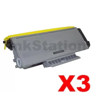 3 x Compatible Brother TN-3290 Black High Yield Toner Cartridge - 8,000 pages