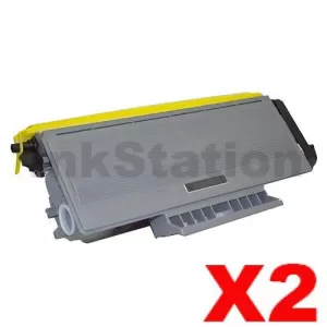 2 x Compatible Brother TN-3290 Black High Yield Toner Cartridge - 8,000 pages
