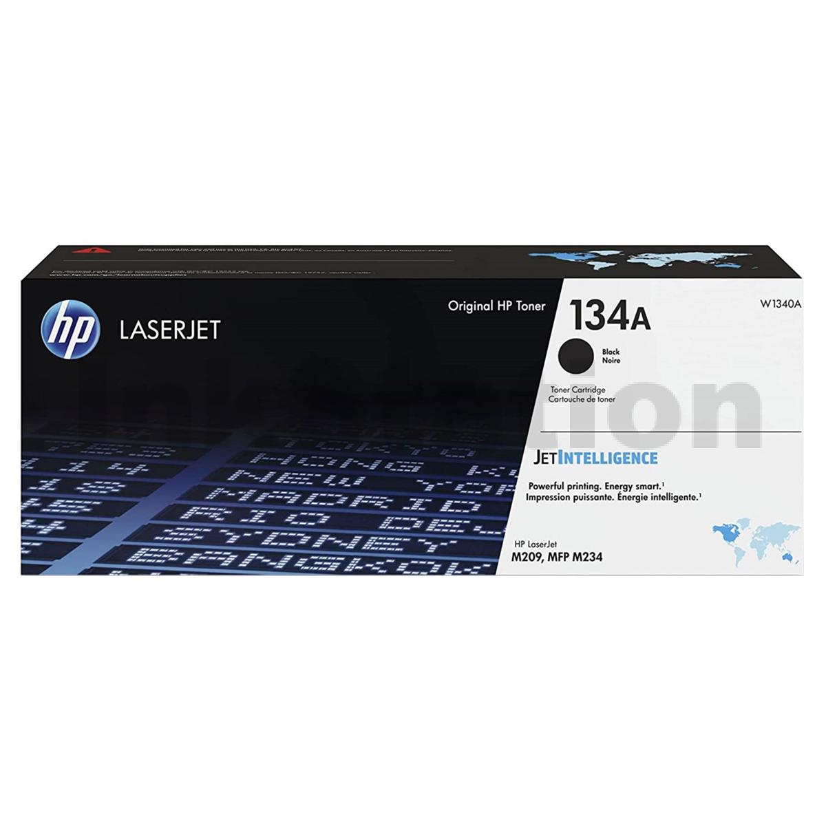 HP 134A W1340A Genuine Black Toner Cartridge - 1,100 Pages - Toner ...