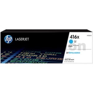 HP 416X W2041X Genuine Cyan High Yield Toner Cartridge - 6,000 pages
