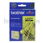 Genuine Brother LC-57Y Yellow Ink Cartridge - 400 pages