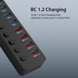 5-Port USB Charging Station, 12V 4A 48W USB Charger Output
