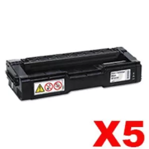 5 x Ricoh SP242 (406483) Compatible Black Toner Cartridge - 6,500 pages