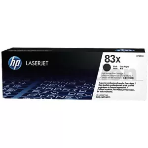 1 x HP CF283X (83X) Genuine Black Toner Cartridge - 2,200 Pages