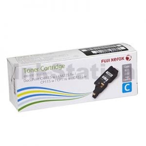 Genuine Fuji Xerox Docuprint CM115 CP115 CP116 CM225 CP225 Cyan High Yield Toner Cartridge (CT202265) - 1,400 pages